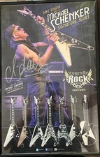 Pôster assinado por Michael Schenker 11 x 17 Dean Guitars, usado comprar usado  Enviando para Brazil