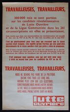 Affiche 1973 lutte d'occasion  Nantes-