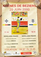 Affiche corrida arenes d'occasion  Béziers