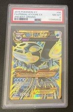 2015 Pokemon XY Ancient Origins - Primal Kyogre EX 96/98 Full Art PSA 8 comprar usado  Enviando para Brazil
