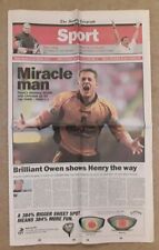 Sunday telegraph sport for sale  BROADSTAIRS