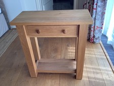 Oak console table for sale  LEOMINSTER
