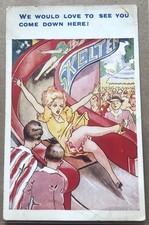 Comic postcard fairground for sale  WORTHING
