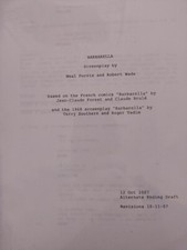 Unproduced screenplay barbarel d'occasion  Paris XI
