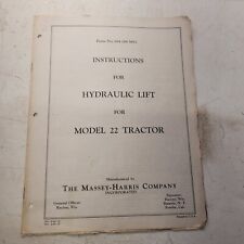 Vintage massey harris for sale  Nashua