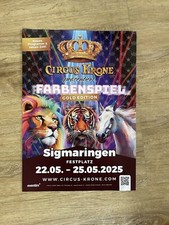Circus Zirkus Circo Cirque Cirkus Sirkus Krone Plakat Poster Affiche  comprar usado  Enviando para Brazil