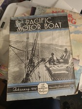 Vintage  PACIFIC MOTOR BOAT MAGAZINE February 1934  Cape Mendocino comprar usado Vintage  PACIFIC MOTOR BOAT MAGAZINE February 1934  Cape Mendocino comprar usado  Enviando para Brazil