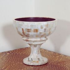 Leelawati Arts: tigela redonda de madeira madrepérola decorativa para casa Palest comprar usado  Enviando para Brazil