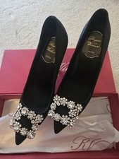 Roger vivier satin for sale  KIDLINGTON