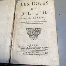 Livres anciens1687 juges d'occasion  Chameyrat