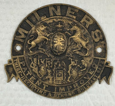 Brass milners patent for sale  LETCHWORTH GARDEN CITY