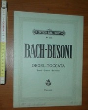 Bach busoni orgel usato  Novellara