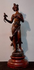 Jugendstil bronze skulptur gebraucht kaufen  Gaggenau