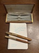 Conjunto Vacumatic Parker 51 Restaurado 1946 em *RARO* Amarelo Yellowstone/Mostarda! comprar usado  Enviando para Brazil