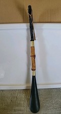 Usado, Botas de Equitação Vintage Cabeça de Cavalo Chifre de Sapato Chifre Equestre Preto Bambu comprar usado  Enviando para Brazil