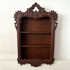Antiga prateleira de madeira barroca Syroco Curio pendurada na parede decoração para casa vintage comprar usado  Enviando para Brazil