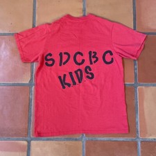 Usado, Camiseta vermelha desbotada vintage desgastada SDCBC infantil San Diego City Bike Coalition infantil comprar usado  Enviando para Brazil