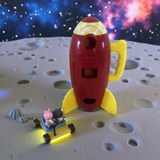 Raro GC 1,8” Baby Ed. Spaceman Peppa Pig & Danny cachorro na nave espacial com buggy lunar comprar usado  Enviando para Brazil