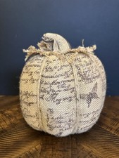 Rustic burlap pumpkin for sale  Silver Creek