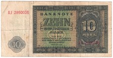 Ddr banknote deutsche gebraucht kaufen  Stralsund-Knieper