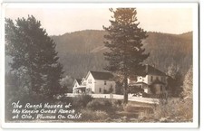 Cartão postal McKenzie Guest Ranch Houses RPPC Clio, Califórnia Plumas County 1953 comprar usado  Enviando para Brazil