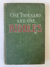 One Thousand And One Riddles RARE Vintage Book Hatdcover HTF David McKay comprar usado  Enviando para Brazil