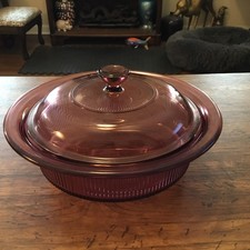 PYREX Corning Vision Ware 1 Qt. Caçarola de cranberry V-31-B e tampa V-1-C comprar usado  Enviando para Brazil