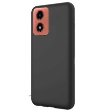 COVER CARBON Per MOTOROLA MOTO G04s CUSTODIA NERA OPACA IN TPU MORBIDA ANTIURTO comprar usado  Enviando para Brazil