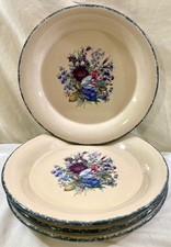 Conjunto de 4 pratos de jantar esplendor floral cerâmica grés festa jardim em casa 2005 comprar usado  Enviando para Brazil