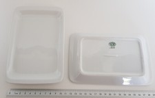 Servierplatte weiß porzellan gebraucht kaufen  Leer (Ostfriesland)
