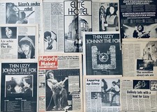 LOTE DE RECORTES DE REVISTAS THIN LIZZY 1976 - 1977 Reino Unido recortes PHIL LYNOTT Jailbreak comprar usado  Enviando para Brazil