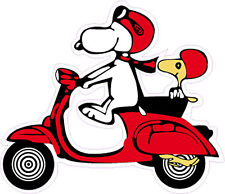 Adesivo snoopy moto usato  Pescara