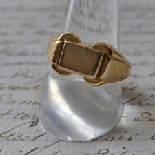 Bague chevalière plaqué d'occasion  Nantes-