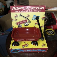 Radio Flyer Little Red Wagon Brinquedo Colecionável 7" de Comprimento #901 NOVO Vintage Antigo 1998 comprar usado  Enviando para Brazil