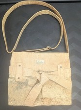 Bolsa de ombro Montado bege cortiça com laço de cortiça e alça de ombro comprar usado  Enviando para Brazil