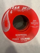 Latin 45 Tejano Orchestra Horns Tear Drop Perry Salinas Sorpresa Un Poco Mas VG+, usado comprar usado Latin 45 Tejano Orchestra Horns Tear Drop Perry Salinas Sorpresa Un Poco Mas VG+, usado comprar usado  Enviando para Brazil