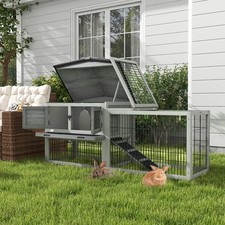 Wooden rabbit hutch for sale  GREENFORD