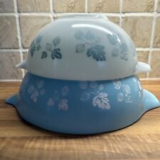 Pyrex turquoise white for sale  SEAFORD