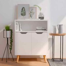 Buffet blanc brillant d'occasion  France