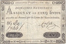 Livres assignat novembre d'occasion  Montélimar