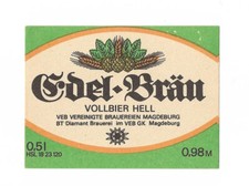 Ddr bieretikett magdeburger gebraucht kaufen  Prösen