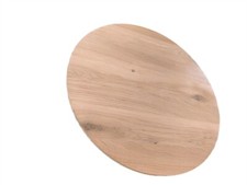 Używany, Blat drewniany dąb fi 60cm niemalowany rustykalny na sprzedaż  PL