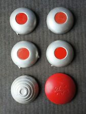Vintage Carrinho Vagão Pedal Carro 3 1/2" Calota Lote De Seis Thayer Murray?, usado comprar usado  Enviando para Brazil