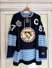 Kit de camisa de hóquei clássica inverno 2011 Pittsburgh Penguins Crosby #87 tamanho G comprar usado  Enviando para Brazil