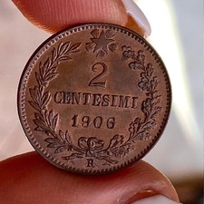 Centesimi 1906 valore usato  Portici