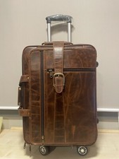 Premium leather suitcase for sale  BRISTOL