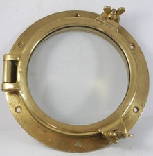 vigia de bronze, janela de 7", era um modelo de exibição, da marina presente náutico, comprar usado  Enviando para Brazil