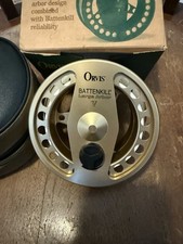 Vintage Orvis Battenkill Grande Mandril IV Molinete de Mosca Ouro Inglaterra Muito Levemente Usado, usado comprar usado  Enviando para Brazil