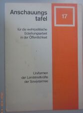 Anschauungstafel wehrpolitisch gebraucht kaufen  Burgstädt