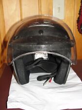 Capacete Zeus 380 Series prata clássico rosto aberto motocicleta/snowmobile médio, usado comprar usado  Enviando para Brazil